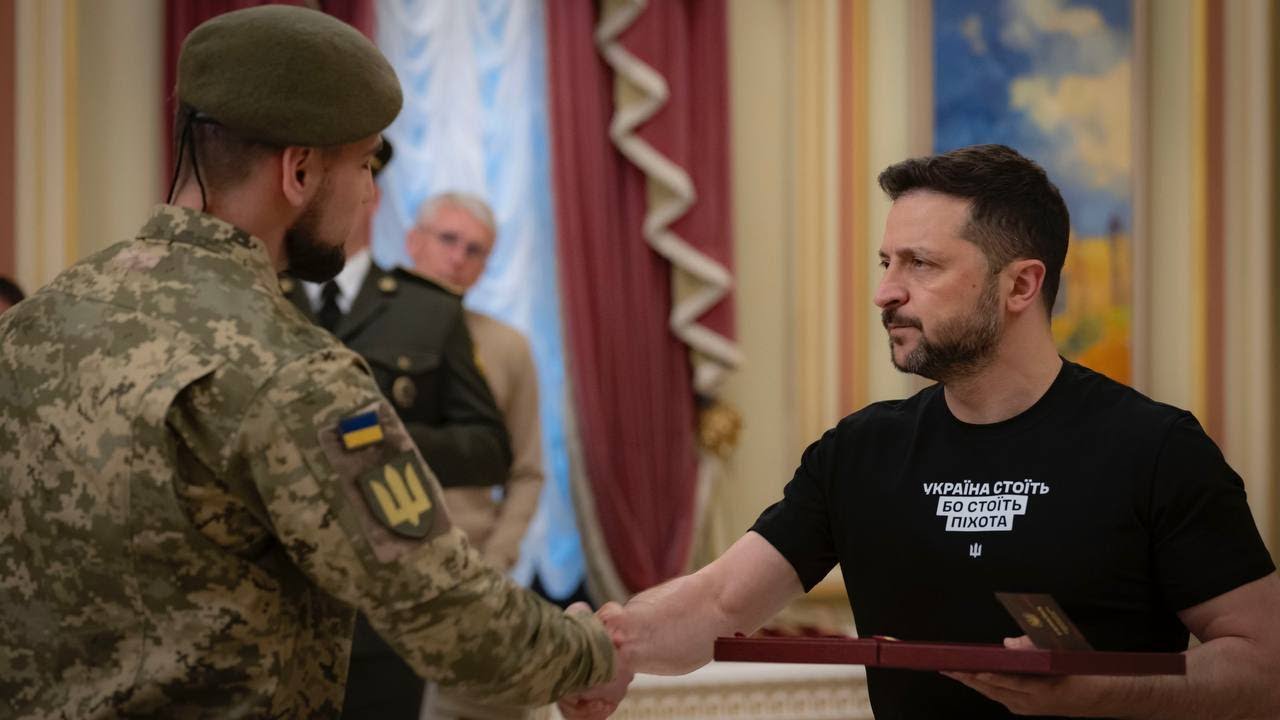 Володимир Зеленський привітав воїнів-піхотинців із Днем піхоти