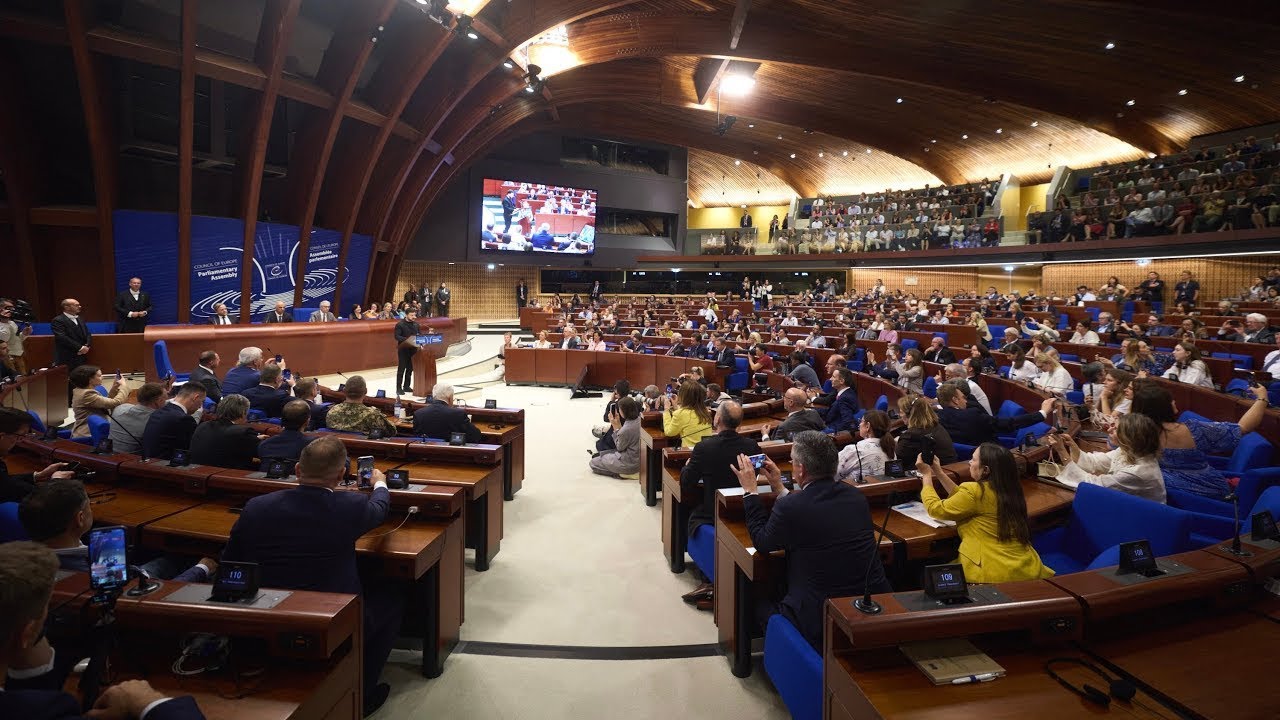 [eng] Сесія запитань до Президента України Володимира Зеленського в ПАРЄ