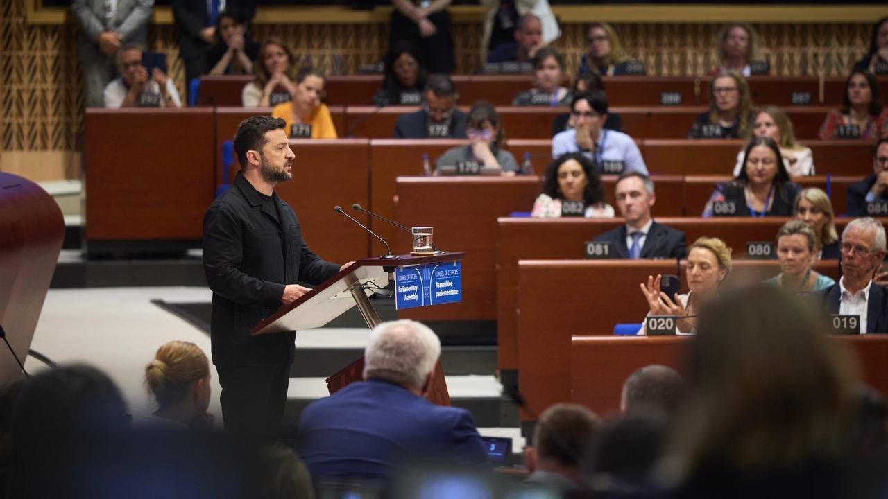 Звернення Володимира Зеленського до представників парламентів країн – членів ПАРЄ
