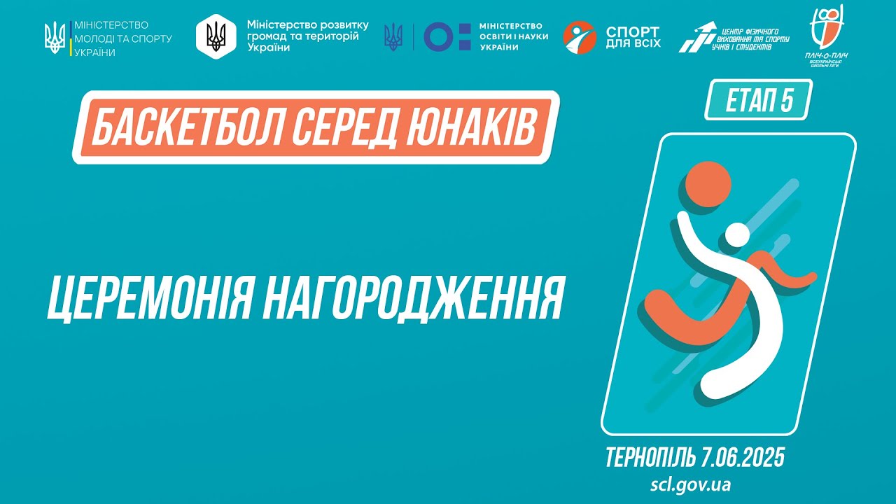 Баскетбол [юнаки] Церемонія нагородження