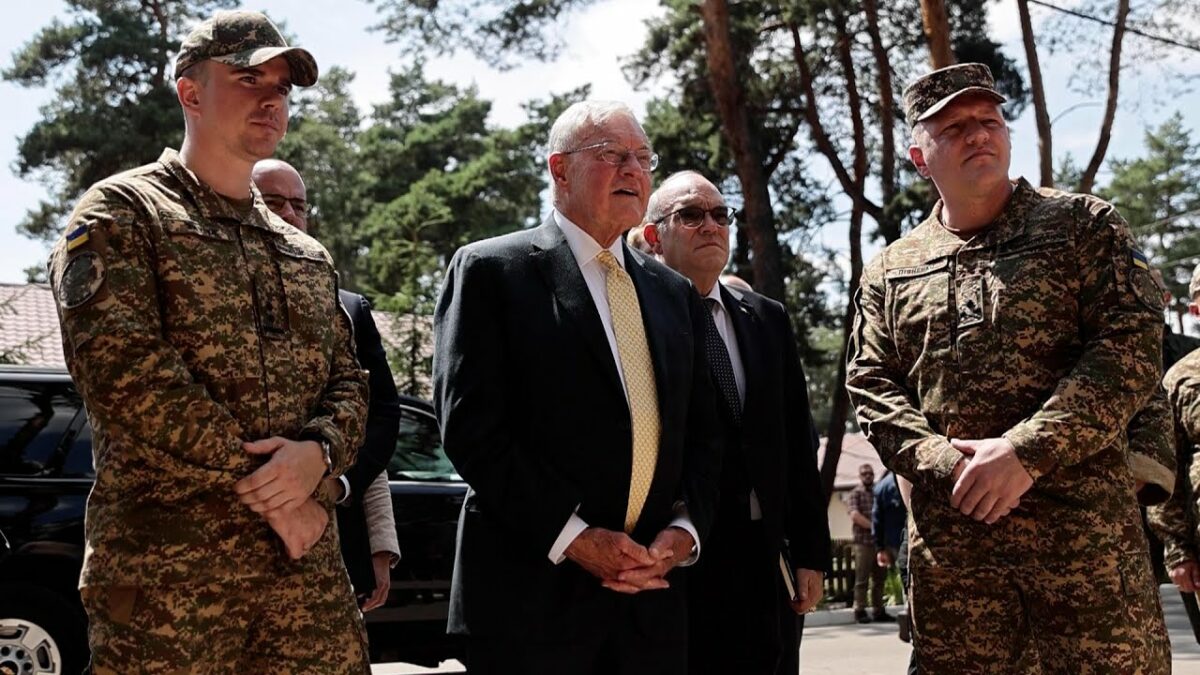 General Keith Kellogg has visited training locations of the National Guard of Ukraine