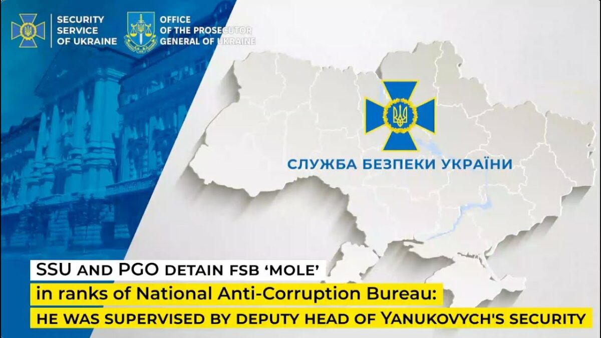 SSU and PGO detain fsb ‘mole’ in ranks of National Anti-Corruption Bureau