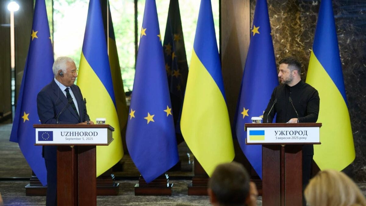 Заяви для медіа Володимира Зеленського та Антоніу Кошти