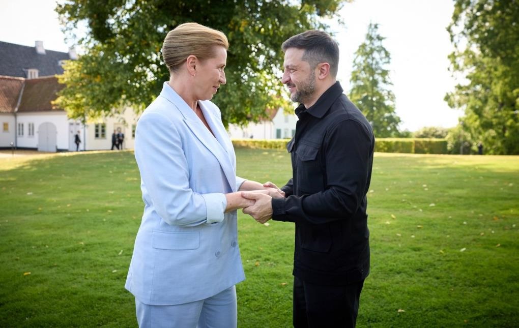 Новини України - Зеленський зустрівся із прем'єркою Данії