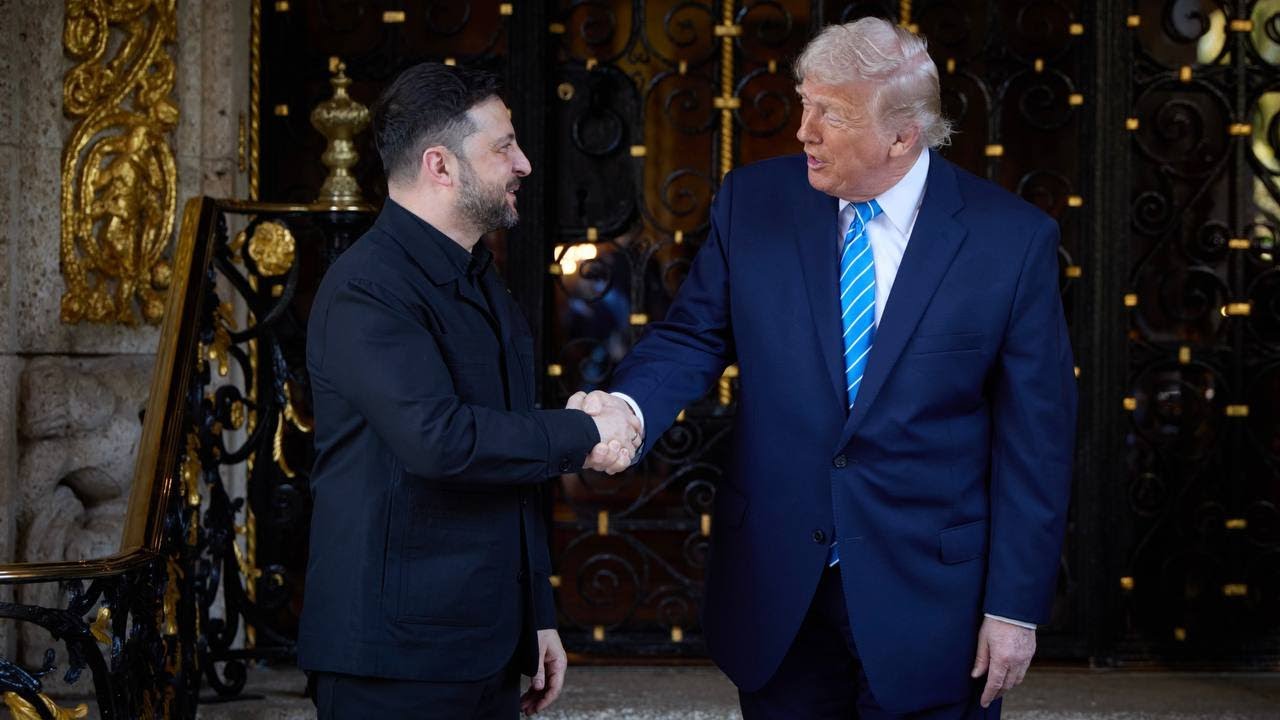 Спілкування Володимира Зеленського й Дональда Трампа з медіа